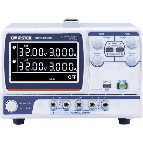 GW Instek GPE-4323 Alimentatore da laboratorio regolabile 0 - 32 V 0 - 3 A 212 W Num. uscite 4 x
