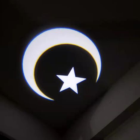 Set bestehend aus 1 Mond-, Erd- und Planetenprojektorlampe + 3 Discs, kreatives Nachtlicht fürs Kinderzimmer, inklusive Ständer (1 Lampe + 3 Filme) (1/5)