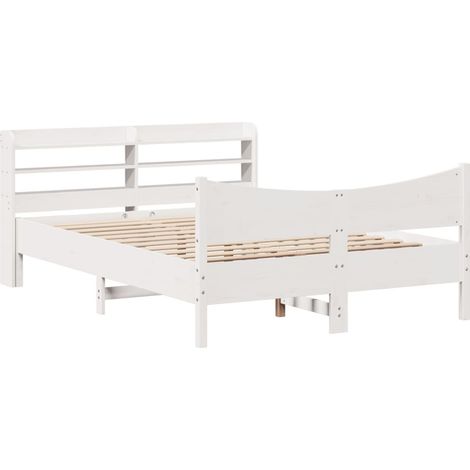 Maison Exclusive - Estructura de cama con cabecero madera pino bl