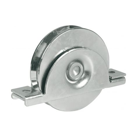 ruota con supporto interno per cancelli gola y 80 mm