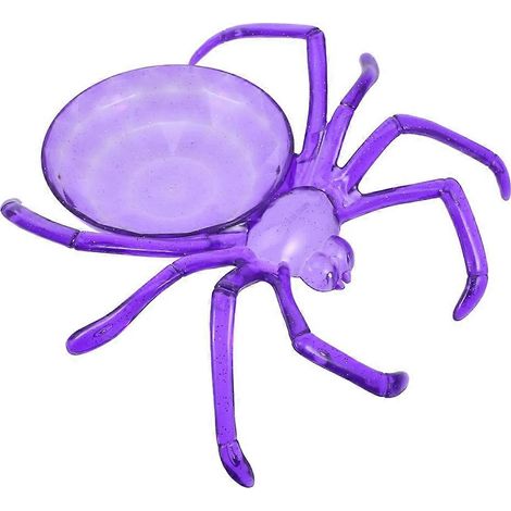 Bol en forme d'araignée pour Halloween, assiette à fruits, plateau, panier à bonbons et biscuits, décoration pour fête d'Halloween (1/5)