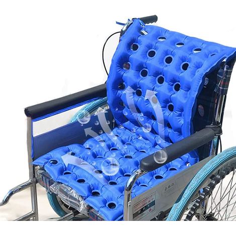 Coussin gonflable anti-escarres, respirant, pour chaise, doux et confortable, tapis pour fauteuil roulant (1/5)