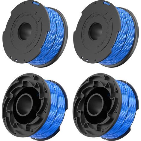 Black and Decker A6441 Pack of 4 spools of trimmer line for GL315 GL350 GL650 GL652 GL655 GL660 GL680 brushcutters. Diameter 1.65 mm, Length 12.2 m (1/5)