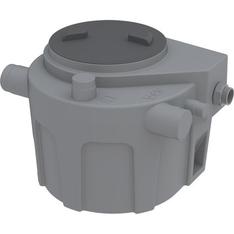 Station De Relevage Eaux Grises Et Pluviales - A Enterrer - Pompe Automatique - Installation Et Manutention Faciles - 4 Entrées - Maison - 72,2 x 58,6 x 51,5 cm (1/5)