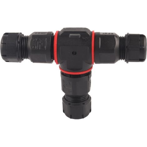 Connecteur Étanche T 450V Noir IP68