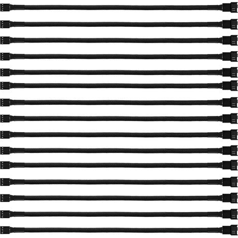 Lot de 15 ventilateurs répartiteurs PWM 4 broches mâles à femelles