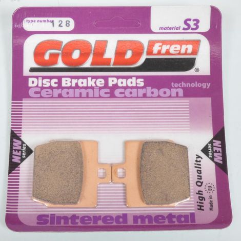 Bremsbelag Gold Fren für Roller MBK 50 YQ Nitro 1997 bis 2010, (1/2)