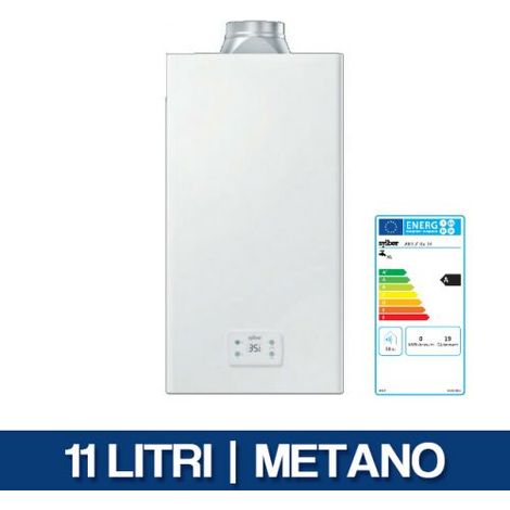 SCALDINO SCALDABAGNO A GAS GPL METANO SYLBER ARTU' BX 11 LT CAMERA APERTA 02659V 11 LT METANO (02658) (1/4)