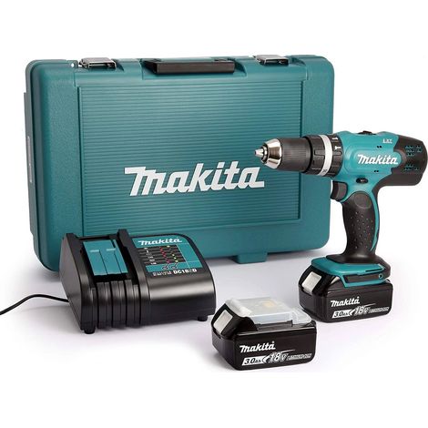 Perceuse visseuse à percussion 18v 2 batteries Makita — vue 6