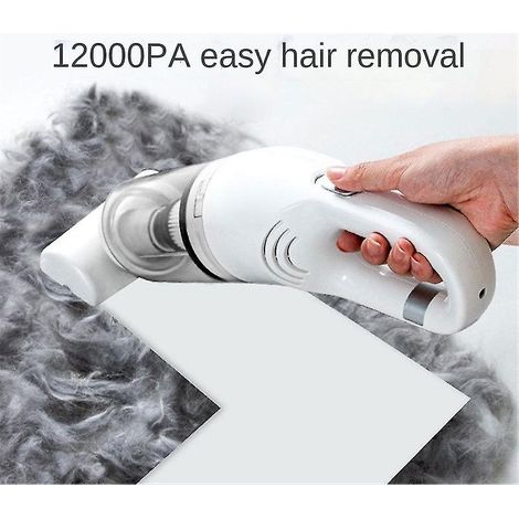 Aspirateur à poils d'animaux, balai sans fil puissant pour maison & voiture, filtre réutilisable, rechargeable, portable, léger, 2 en 1, idéal canapé et tapis (1/5)