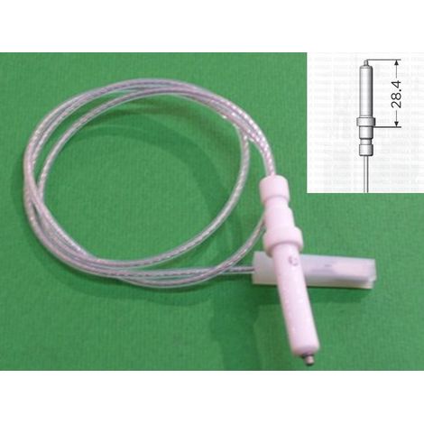 CANDELETTA SCINTILLA NARDI SABAF ARISTON PIANI COTTURA 42mm totale COMPATIBILE