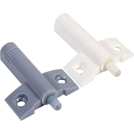 Amortisseurs de portes d\'armoires 40pcs Tampons doux pour placard de cuisine, armoire de chambre et d’autres Butée de porte anti collision (20xGris+20xBlanc)-Fei Yu (1/5)