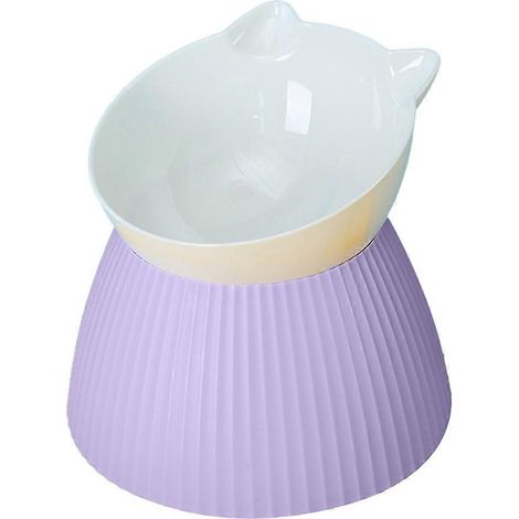 Gamelles surélevées pour chats, gamelles inclinées anti-vomissements, gamelles pour protéger la colonne vertébrale - Modèle 6 (1/5)