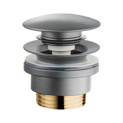 Bonde Lavabo Up&Down Laiton Nf Metal Brosse 5-55 Mm Robinetterie VIDAGES - CRISTINA ONDYNA UD42577 (1/2)