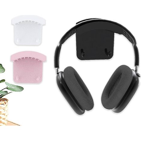 Crochet adhésif sous bureau, support mural, support pour casque audio (1/4)