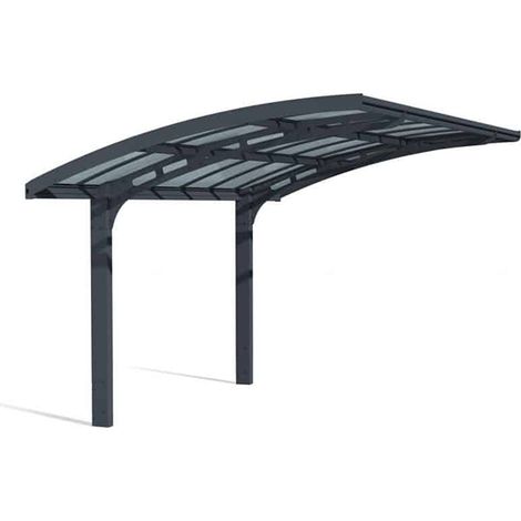 Carport Arizona Breeze Single 5000 - Polycarbonate - L495 x W289 x H273.5 cm - Grey
