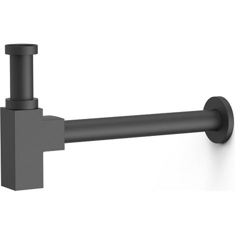 Siphon télescopique pour lavabo Noir mat - TRES 13463420NM (1/2)