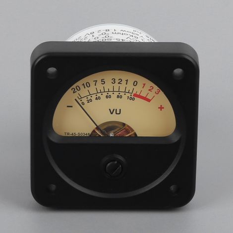 VU-mètre haute précision TR-45, dB-mètre d'amplificateur de puissance avec rétroéclairage, sonomètre de niveau d'amplificateur à tubes électroniques (1/5)