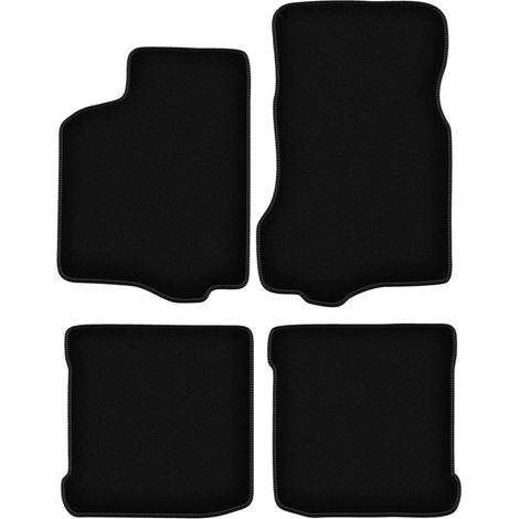 Alfombrillas de terciopelo negro BASIC para Seat Ibiza II hatchback (1993-2001) (1/5)