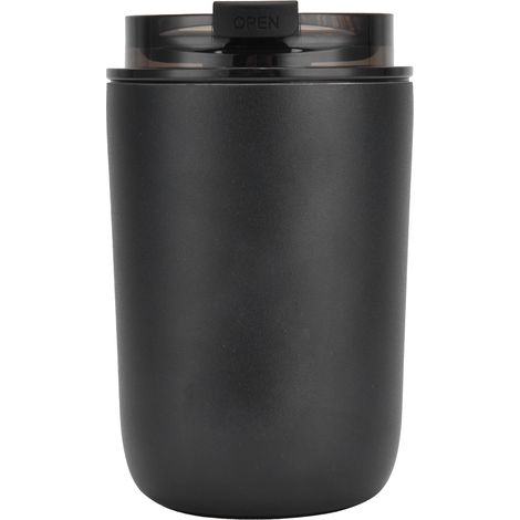 Tasse Isotherme en Acier Inoxydable 280ml, Portable et Grande Capacité - Idéal Cadeau d'Anniversaire Noir (1/5)