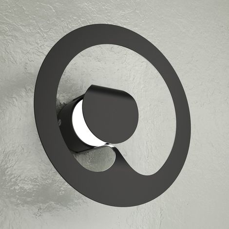 Applique Moderna Fuel Metallo Nero 1 Luce Gx53 (1/5)