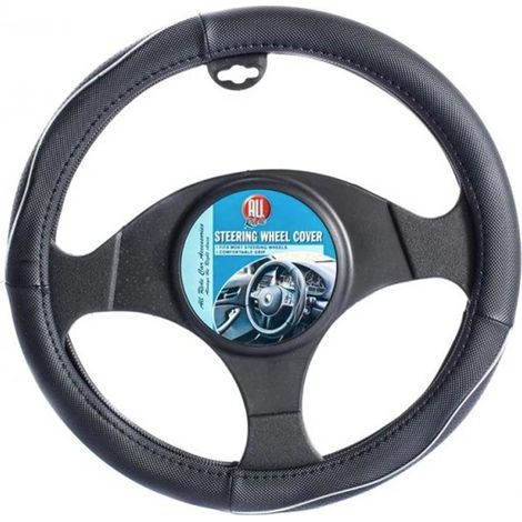 Coprivolante Universale Auto in Ecopelle Copertura Sterzo Macchina Camper 38cm