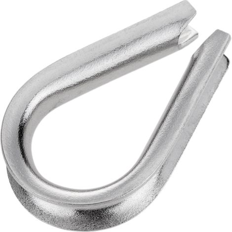 BeMatik - Protège-câble pour câble en acier inoxydable de 6,0 mm (1/6)