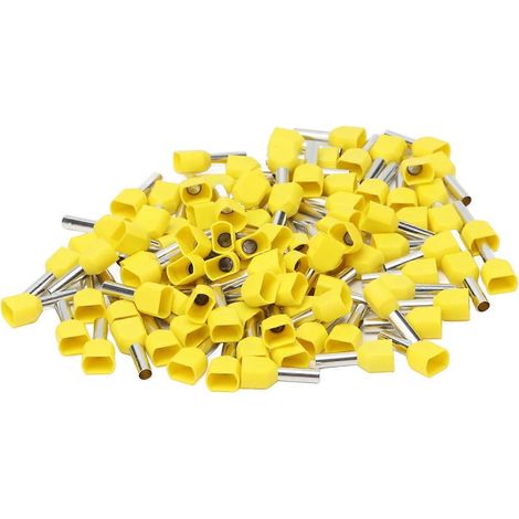Jeu de 100 cosses à sertir isolées pour machines et systèmes TE4012 (1/4)