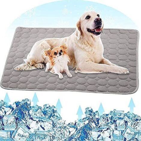 Fueegue Tapis Refrigerant Chien, Tapis Rafraîchissant pour Chien, Pet Cooling Mat pour Chiens de Petite et Moyenne Taille ou Chats Durable (1/5)