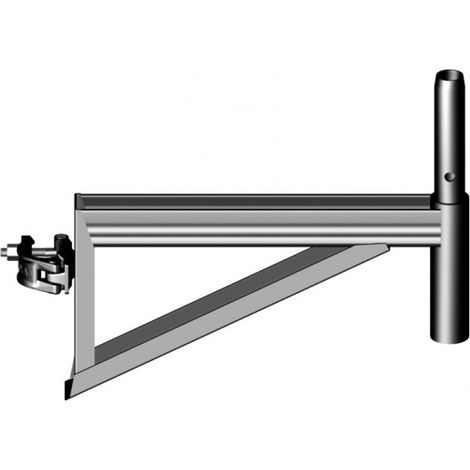 LAYHER - Console façadier 0.50 m 1/2 collier 22