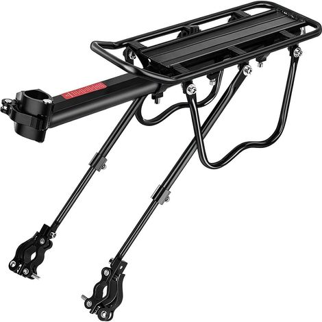 SPGOOD Fahrrad Gepäckträger Set 24-29 Zoll Aluminiumlegierung mit Reflektor