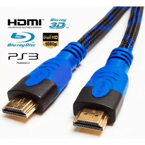 Câble HDMI 1.4a 3D 1,5 mètres