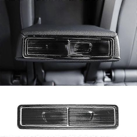 Garniture décorative à paillettes pour porte-gobelet arrière de voiture Mercedes-Benz GLE, GLB, Classe A W177, W167, Classe C W205, GLC (2016-2019) - Noir (1/5)