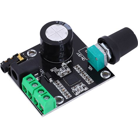 Module amplificateur numérique 2 canaux, module potentiomètre haute puissance PAM8610 12 V (1/5)