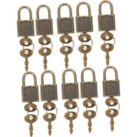 petits cadenas de pirate en métal pour boîtes avec clés
