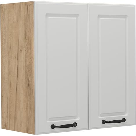 Pensile da cucina R-Line, Bianco casa di campagna, 60 cm, Vicco