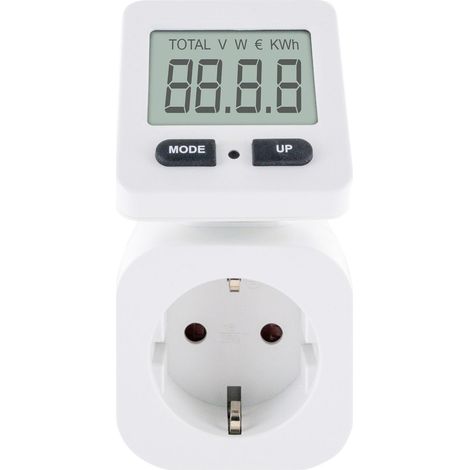 Schwaiger Energiekosten Messgerät STEM1180 Display drehbar, weiß Solarenergie-Zubehör (1/5)