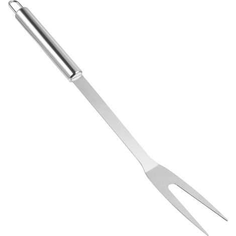 Serviergabeln aus Edelstahl für den Grill, lange Fleisch- und Kochutensilien für den Innen- und Außenbereich (1/5)