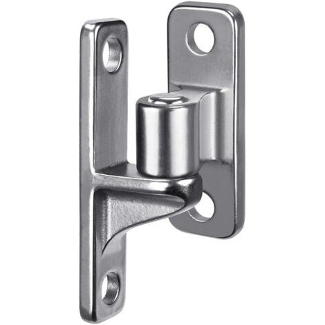 Charnière de portail en acier inoxydable 304, charnière de porte femelle et mâle, soutien de poids de 272,2 kg, pour clôture, ferme et portails de grange (1 pièce) (1/5)