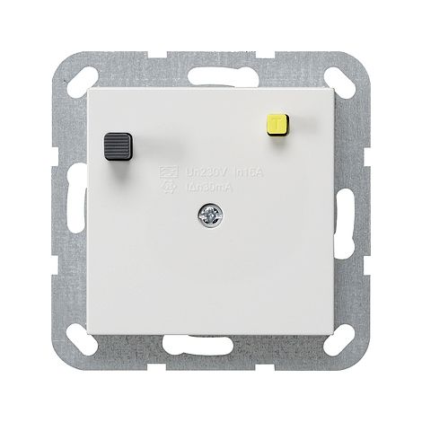 Gira Interruttore differenziale 30 mA System 55 Bianco puro [266403], 2664 03
