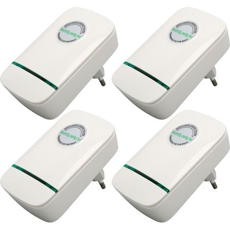 Boîtier d'économie d'énergie intelligent et sécurisé, haute efficacité, 4 pièces, pour la maison et le bureau, prise européenne 90-250 V (1/5)