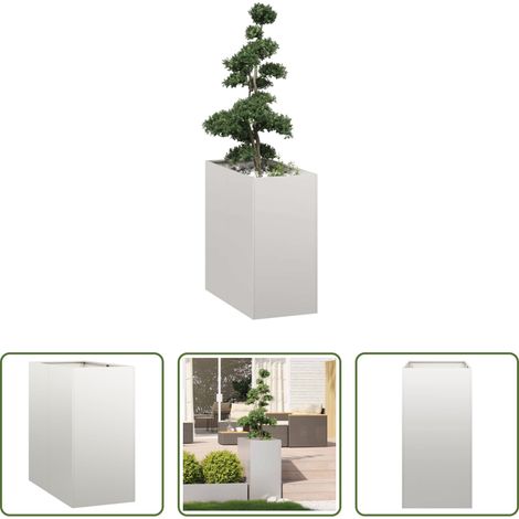 Edelstahl - Pflanzkübel 40x80x80 cm Edelstahl (1/5)