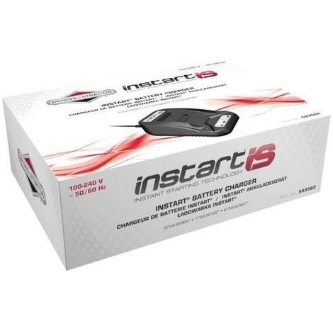 Chargeur de batterie moto 12V – Adaptable BRIGGS ET STRATTON – Charge rapide – Protection contre surcharge et court-circuit