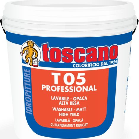 Pittura opaca per pareti e soffitti interni t 05 professional 14 lt