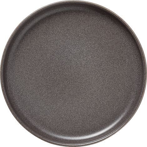 Lot de 6 assiettes en Grès Gris pierre H 25 mm Ø 175 mm - Was Germany