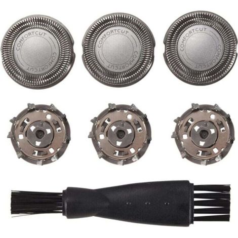 4 PièCes SéRies Lames de Rechange TêTe Rasoir éLectronique pour SH30 SH50 52 SéRie 1000 2000 S1020 S1050 S1060 (1/4)
