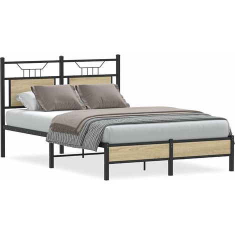 Maison Exclusive - Estructura de cama sin colchón madera roble So (1/5)
