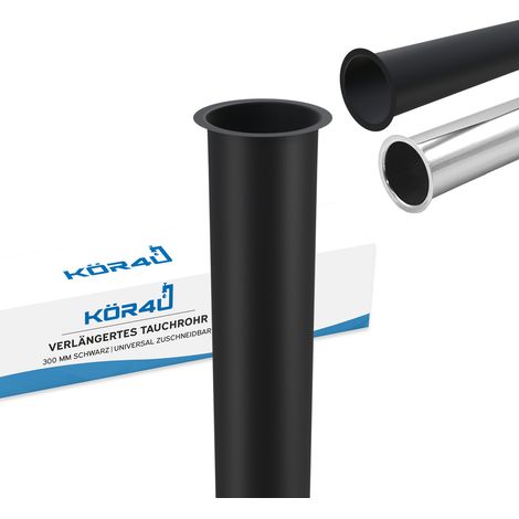 kör4u verlängertes Tauchrohr zu K12528 300mm schwarz matt (1/5)