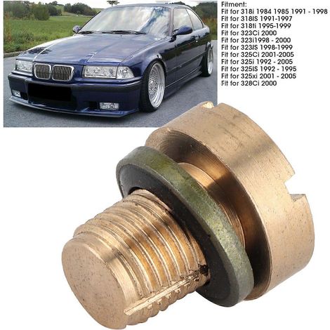 Vis de purge du vase d'expansion de liquide de refroidissement, accessoire en laiton 17111712788, compatible avec E36/E39/E46 (1/5)