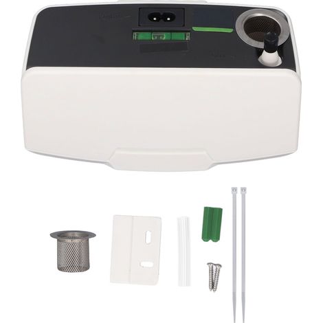 Pompe de condensat 18L/h capacité 150ml relevage 10m montage mural silencieuse évacuation automatique AC 220VAC (1/5)